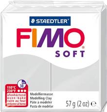 Pâte à modeler Fimo Soft 57g Gris dauphin