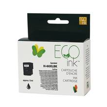 Cartouche de remplacement recyclée Eco Ink pour HP 60XL - Noir - Avec niveau d'encre - 600 pages