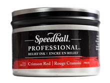 Encre à gravure Speedball (Relief) miscible à l'eau 8fl.oz Rouge cramoisi 