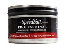 Encre à gravure Speedball (Relief) miscible à l'eau 8fl.oz Rouge Quinacridone 