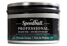 Encre à gravure Speedball (Relief) miscible à l'eau 8fl.oz Vert phtalo 