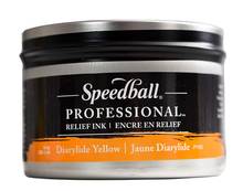 Encre à gravure Speedball (Relief) miscible à l'eau 8fl.oz Jaune Diarylide