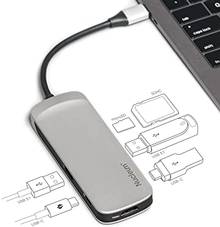 Adaptateur USB-C - Kingston Nucleum - HDMI, 2x USB-C,2x USB 3.1, Micro SD, SDHC