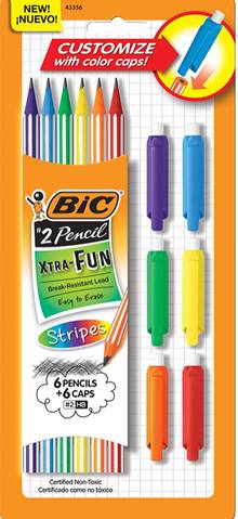 Crayon HB GRAPHITE           EXTRA FUN BARRIL AVEC EFFACE                   PGECP61
