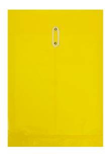Enveloppe GEO verticale ferm. à cordon Plastique Légal JAUNE         W90015