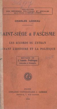 Saint-Siège et fascisme