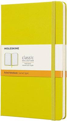 Carnet de notes rigide ligné Moleskine Classic 240p. Large 13x21cm jaune