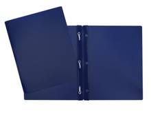 Duo-tang  GEO   ATTACHES (PAS POCHETTES)   Couverture  Plastique  BLUE          PFDT-BE