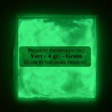 Pigments secs KAMA Pigments 4gr Phosphorescent vert