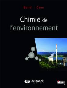 Chimie de l'environnement 5e édition