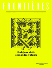 Frontières. Mort, jeux vidéo et mondes virtuels (vol. 28 no. 2,  2016-2017)