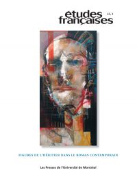 Études françaises. Volume 45, numéro 3, 2009