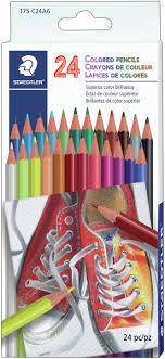 Crayons de couleurs Staedtler  boîte  de 24        175C24A6