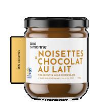 Pâte à tartiner - 220g - Noisettes et chocolat au lait - Allo Simonne