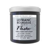 Flashe Emulsion vinylique Lefranc Bourgeois 125ml Bleu de Prusse imitation PB15:3 PB29 PBk11