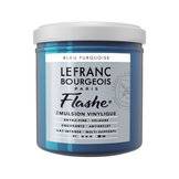 Flashe Emulsion vinylique Lefranc Bourgeois 125ml Bleu Turquoise PB16 PW6