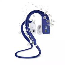 Écouteurs Sport JBL Endurance Dive - Bluetooth - Intra-Auriculaire - 8h d'écoute - IPX7 - Assistant Google et Siri - Lecteur MP3 intégré (1Go) - Bleu