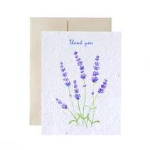 Carte de souhait - Lilas violet - FlowerInk