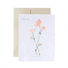Carte de souhait - Fleur délicate - FlowerInk