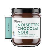 Pâte à tartiner - 220g - Noisettes et chocolat noir - Allo Simonne