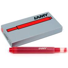 Cartouches pour plume fontaine Lamy Rouge/5