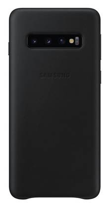 Étui Samsung - Samsung Galaxy S10 - Cuir - Noir