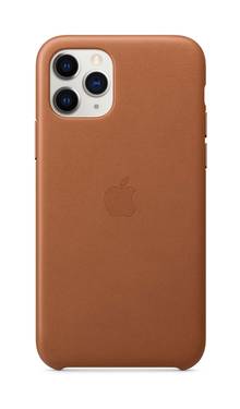 Étui Apple Leather Case - iPhone 11 Pro - Marron