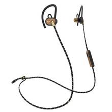 Écouteurs Sport Marley Uprise - Bluetooth - Intra-Auriculaire - 8h d'écoute - IPX5 - Bois, Silicone et Aluminium Recyclé - Bronze