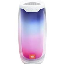 Haut-Parleur Portable JBL Pulse4 - Bluetooth - 12h d'écoute - IPX7 - PartyBoost - Jeu de Lumières LED - Blanc