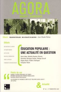 Education populaire : une actualité en question