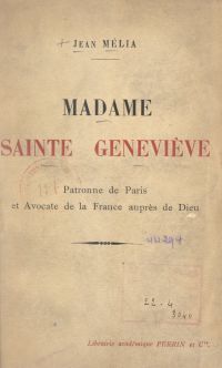 Madame Sainte Geneviève