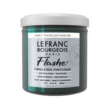 Flashe Emulsion vinylique Lefranc Bourgeois 125ml Vert de Phtalocyanine 