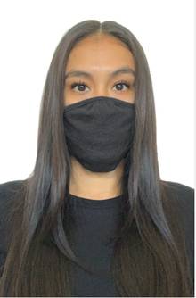 Masque noir chiné Next Level pour adulte