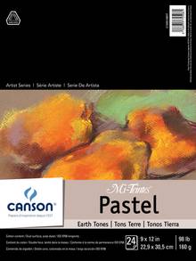 Tablette papier Canson Mi-teintes couleurs terre 9