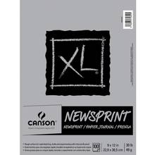 Tablette papier journal Canson 30lb/49g 9