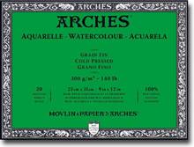 Bloc de papier aquarelle Arches 140lb/300g 9