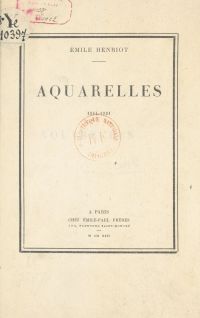 Aquarelles, 1914-1921
