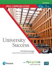 Code d'accès pour livre numérique University Success - Advanced - Oral Communication | eText (Flip Book) + MyEnglishLab
