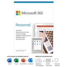Logiciel Office 365 Personnel - 1 an d'abonnement - PC - Mac - Mobile - 1 installation