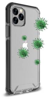 Étui Blu Element DropZone Rugged Antimicrobe - iPhone 12 Pro Max - Transparent/Noir