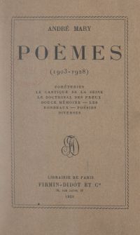 Poèmes (1903-1928)