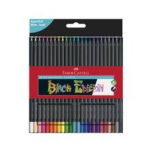 Crayons de couleur Faber-Castell Black Edition ensemble 24 couleurs