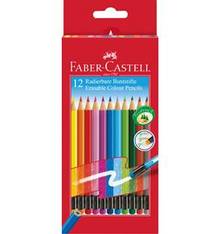 Crayons de couleur Classic effaçables Faber-Castell ensemble 12 couleurs
