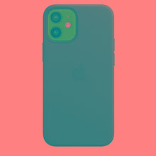 Étui Apple Leather Case avec MagSafe - iPhone 12 mini - Noir