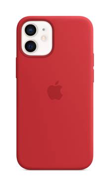 Étui Apple Silicon Case avec MagSafe - iPhone 12 mini - (PRODUCT)RED - Rouge