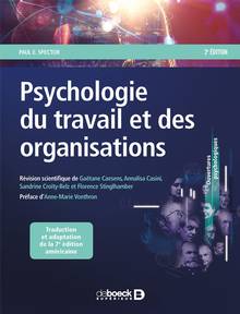Psychologie du travail et des organisations : 2e édition