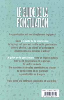 Guide de la ponctuation, Le