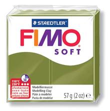 Pâte à modeler Fimo Soft 57g Vert olive