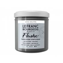 Flashe Emulsion vinylique Lefranc Bourgeois 125ml Gris neutre PBk11 PW6