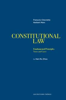 Constitutional law, fundamental principles : notes and cases